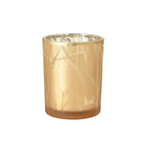 Duni Shimmer Sand Candleholder Glass 100 x 80mm  Adomoo